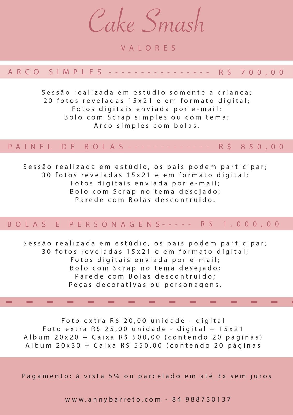 Foto Orçamento Cake Smash - Imagem 4