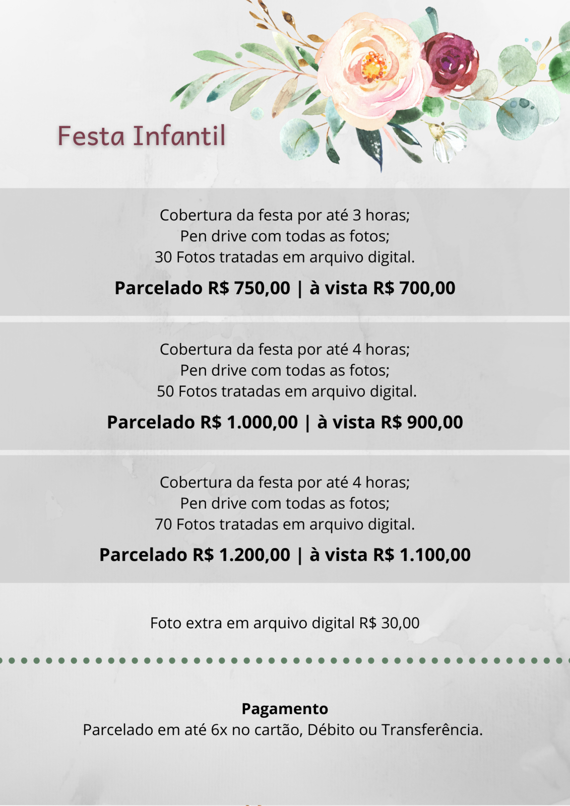 Foto Festas e Batizados - Imagem 1